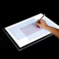 Caja tiralíneas portátil, muy fina, luz led, cable de alimentación USB, brillo ajustable, caja para artistas, de dibujo, bocetos, diseño de animaciones, visor de rayos - Arteztik
