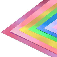 BK Holographic Opal Craft Adhesive Vinyl Sheets(12"X12"), 7 Colors Sticker Vinyl Bundle, Suitable for All Cutting Machines, Ideal for Decal, Craft Cutters, Stickers (Rainbow) - Arteztik
