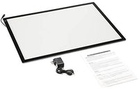 CO-Z A2 LED Dibujo caja de luz, ultra delgado Stepless Dimmable Brillo Tracer Artist Light Pad (A2) - Arteztik
