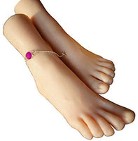 1 par de zapatos de silicona para mujer, tamaño de la vida, para maniqui, pierna, sandalias, sandalias, calcetines, dibujos, juguetes alternativos con uñas. - Arteztik
