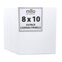 Milo - Tableros de tela para pintar (7.9 x 9.8 in, 24 unidades) - Arteztik
