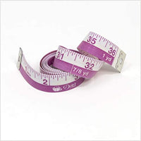 Dritz 843 Cinta métrica, 5/8" x 36", blanco y rosa - Arteztik
