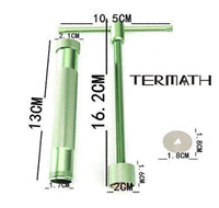 Termath - Pistola extrusora de arcilla con 20 puntas de pasta de azúcar, herramientas de decoración para tartas - Arteztik
