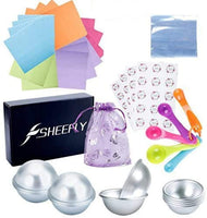 SHEEFLY - Juego de moldes para bombas de baño de metal para hacer bombas de baño, jabones y manualidades hechos a mano - Arteztik
