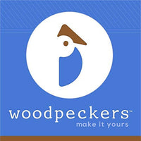 Woodpeckers - Círculos de madera contrachapada (18.0 in, 1/4 de grosor, redondos, 1 paquete de 1 círculo de madera contrachapada de abedul báltico sin terminar para manualidades, - Arteztik
