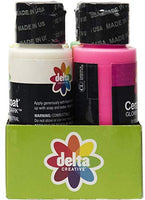 Delta Ceramcoat - Kit de pintura brillante en la oscuridad - Arteztik
