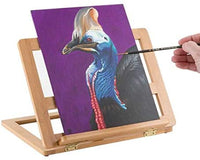 Creative Mark Tao posición de 5 ajustable computadora de madera caballete de mesa de bambú & dibujo Soporte Se Ajusta fácilmente en Mochilas o bolsa bags- Color Natural - Arteztik
