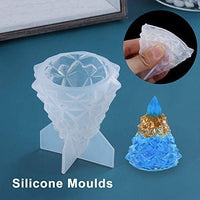 10Pcs Silicone Coffin Box Resin Molds Set Halloween Decoration Casket Resin Casting Molds Bat Owl Skull Hands Pumpkin Spider Shape DIY Mold - Arteztik
