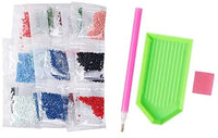 Kit de pintura de diamantes de imitación para decoración del hogar UPINS 5D, 10 x 14 pulgadas - Arteztik
