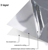 Lámina de vinilo holográfico cromado de 1 x 5 pies - Arteztik
