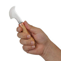 Cuchillo de trabajo de piel. Herramienta principal de cuero con dos bordes afilados – por Stamesky. - Arteztik
