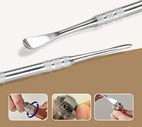 QITOO - Cuchara de limpieza electrónica para cigarrillos (acero inoxidable, con mango antideslizante) - Arteztik

