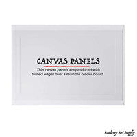 Paquete de 12 paneles de lienzo de 9 x 12 pulgadas de la marca Academy Art Supply - Arteztik
