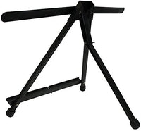 Mont Marte Caballete de mesa para pintar, bonito caballete de pintura para niños, artistas y adultos. Altura ajustable hasta 21 pulgadas., Metal, Negro, Paquete de 1 - Arteztik
