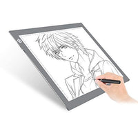 ME456 Caja de luz – A4 USB Panel de iluminación de luz ajustable sólo 5 mm de grosor luz mesa - Arteztik
