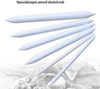 12 x Papel duradero blending stump tortillon Sketch Art Dibujo Plumas - Arteztik
