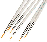 MEEDEN - Juego de pinceles para pintar en miniatura para detalles y pintura artística, acrílico, acuarela, aceite, miniaturas, modelos, kits de avión, uñas - Arteztik
