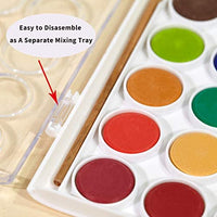 WINSONS juego de pintura de acuarela, lavable, no tóxico y rico pigmento 36 colores acuarelas Set ideal para estudiantes/niños y artistas principiantes - Arteztik

