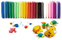 Arcilla seca al aire de 24 colores arcilla mágica para niños ultra ligero modelado arcilla artista estudio plastilina juguete seguro y no tóxico modelado arcilla - Arteztik
