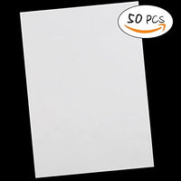 50 piezas de papel de transferencia de carbono de papel de trazado 11.7" × 8.3" para patrón de transferencia en madera, papel, lienzo (verde) - Arteztik
