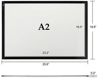 CO-Z A2 LED Dibujo caja de luz, ultra delgado Stepless Dimmable Brillo Tracer Artist Light Pad (A2) - Arteztik
