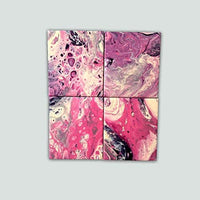 Azulejos de cerámica para manualidades, 12 azulejos redondos blancos sin esmaltar de 3.9 in con almohadillas de corcho, para tinta de alcohol o para verter acrílico, hacer tus propios posavasos, mosaicos, proyectos de pintura, Decoupage - Arteztik
