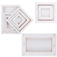 URATOT - 9 paneles de lienzo en blanco para artistas, varios tamaños, varios paneles de lienzo, creativos paneles de pintura en blanco para pintar - Arteztik
