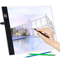 Udefineit USB Powered A4 Escala LED ajustable Light Pad, Ultra-delgada Dimmable Brillo LED Tracing Light Box para Artistas Animación Sketching - Arteztik
