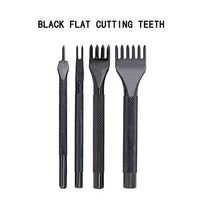 Juego de 18 herramientas de punzonado de cuero para manualidades, para manualidades, costura de tallado, costura de trabajo - Arteztik
