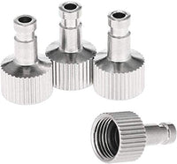 ABEST - Adaptador de liberación de acoplador de desconexión rápida para aerógrafo con 5 conectores macho, 1/8" M-F - Arteztik
