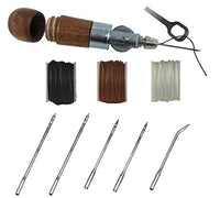 Accesorios profesionales de artesanía en cuero: kit de herramientas y suministros para coser y costura, resistente – fabricado en Estados Unidos – DIY Craft, cuero, tela pesada, lona, tapicería, bolsas, zapatos, cinturón de reparación - Arteztik
