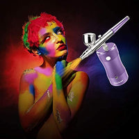 Gocheer - Kit de aerógrafo para maquillaje, pintura de uñas, tatuajes, manicura, pasteles de bricolaje, herramienta con compresor de aire silencioso - Arteztik
