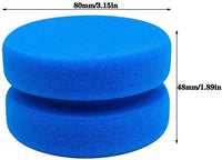 Esponja de pintura, aplicador de esponja de pintura con bolsa de almacenamiento de malla para colgar, esponjas de acuarela (esponja de color azul) - Arteztik
