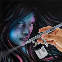 Master Airbrush s622-set Master S62 All-Purpose precisión dual-action sifón Feed Airbrush Pro Set con 3 conjuntos de boquilla - Arteztik

