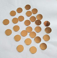 Azulejos de cristal redondos de mosaico para espejos, manualidades con espejo de cristal, círculo real, espejo de mesa, mosaico de espejo redondo - Arteztik
