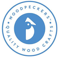 Woodpeckers - Varillas de madera de abedul (1/2 x 18 pulgadas), 25 varillas de madera sin terminar para manualidades y proyectos de bricolaje - Arteztik
