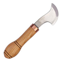 Cuchillo de trabajo de piel. Herramienta principal de cuero con dos bordes afilados – por Stamesky. - Arteztik
