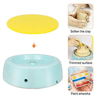 Pottery Wheel Kit for Kids, Handmade Artist Paint Pottery Studio, Ceramic Machine with Sculpting Clay Educational Handicraft DIY Toy Art Craft Kit for Boys Girls Beginners - Green - Arteztik
