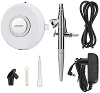 Kit de aerógrafo, Fy-Light multipropósito de alimentación por gravedad de una sola acción con mini compresor de aire portátil para maquillaje, aficiones, manualidades, decoración de tartas, tatuaje - Arteztik
