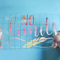 Rollo de cinta de vinilo transparente de transferencia de papel de 1 x 10 pies - Arteztik
