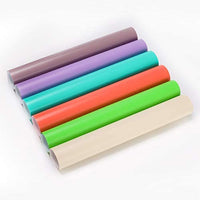Paquete de hojas de vinilo adhesivas, 12.0 x 12.0 in, ultra mate, paquete de vinilo autoadhesivo permanente en 6 colores para Cricut y Cameo (con 1 papel de transferencia) - Arteztik
