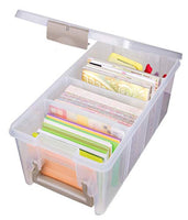ArtBin Semibolsa grande, caja de almacenamiento de artesanías transparente, 6925AB - Arteztik
