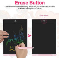 Sunany - Tableta de escritura LCD de 11 pulgadas, tablero de dibujo para niños, diseño de tabla, dibujo de dibujos de dibujos para niños, escritura y aprendizaje de garabatos para regalo para niñas y niños (rojo) - Arteztik

