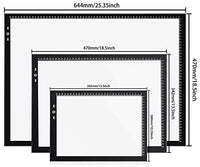 HSK B4 caja de luz del cojín de luz 40 y 30 centímetro ultra fino 5 milímetro con 10 vatios llevó la luz - Arteztik

