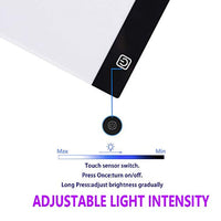 MACTING - Almohadilla de luz LED A4, 111 piezas de diamante con herramientas de pintura 5D y soporte desmontable, kit de pintura de diamante para adultos y niños - Arteztik
