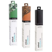 Paquete de hojas de transferencia de tinta infusible de Cricut, palma tropical, leopardo, negro - Arteztik
