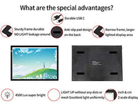 Juego de almohadillas de luz de pintura de diamante, tablero de luz grande de 15.8 × 11.8 pulgadas, caja de luz regulable B4 2021, tablero de luz de diamante con herramientas completas de pintura de diamante y accesorios - Arteztik
