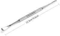 QITOO - Cuchara de limpieza electrónica para cigarrillos (acero inoxidable, con mango antideslizante) - Arteztik
