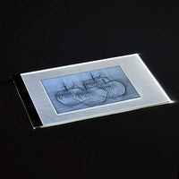 aibecy A4 caja de luz ultra-delgado Panel tablero de Tracer Pintura de mesa de luz Tracing Pad copia LED portátil con función de memoria de regulable de intensidad de brillo de dibujo para artista animación visualización de rayos X tatuaje - Arteztik
