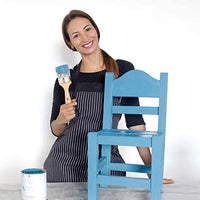 Brocha de pintura de tiza para pintura de muebles, tamaño grande, 2.5 in, compatible con pinturas de tiza Annie Sloan, Heirloom Traditions, dixie belle Waverly, Pixie, Dark & Soft Wax Stencil, gabinetes y madera - Arteztik
